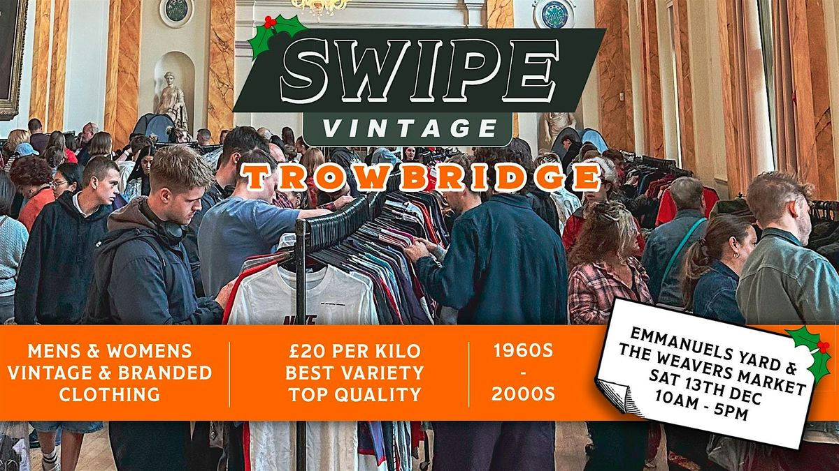Swipe Vintage x Trowbridge Kilo Sale, 13 December | Event in Trowbridge | AllEvents