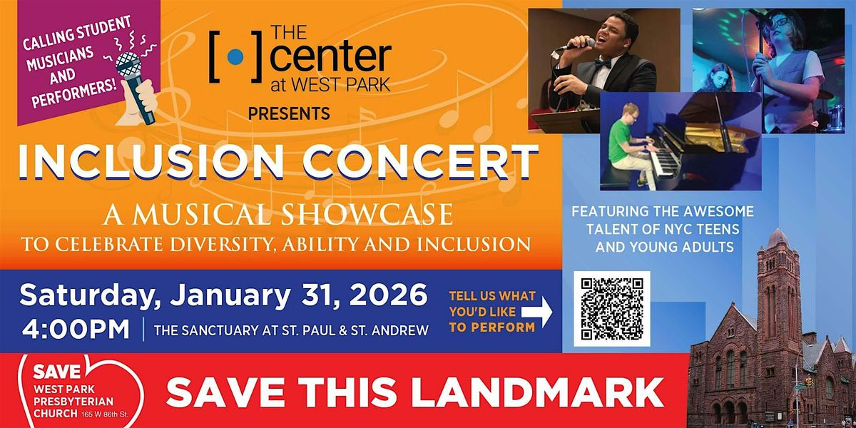 CWP Inclusion Concert, 31 January | Event in New York | AllEvents
