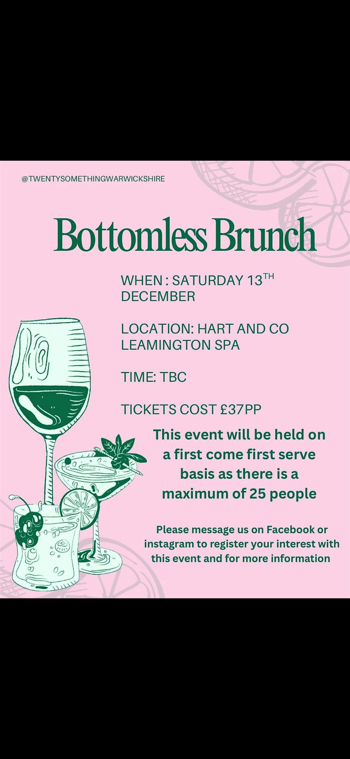 Twenty something bottomless brunch!, 13 December | Event in Royal Leamington Spa | AllEvents