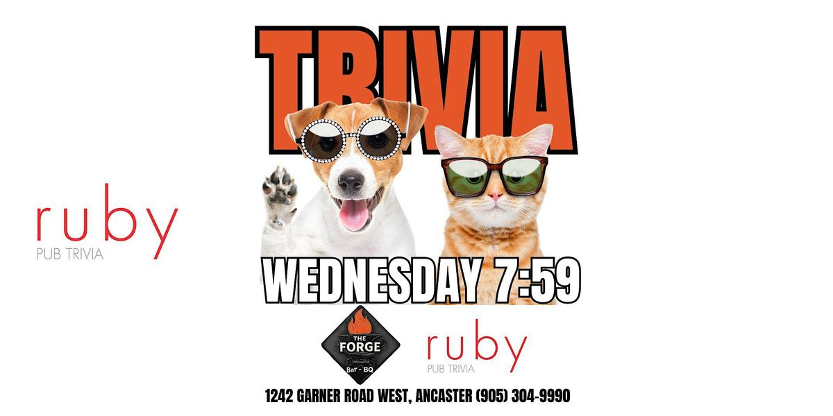 Wednesday Night Trivia at The Forge Bar-BQ in Ancaster, The Forge Bar ...