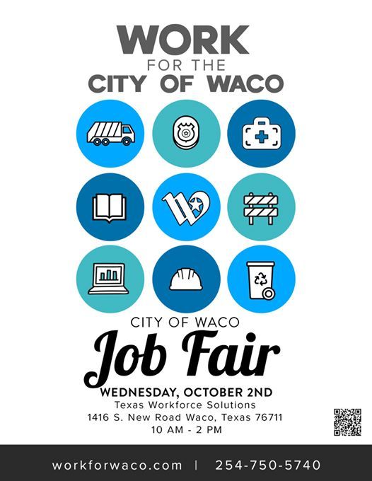 City of Waco Job Fair, Workforce Solutions for the Heart of Texas, Waco