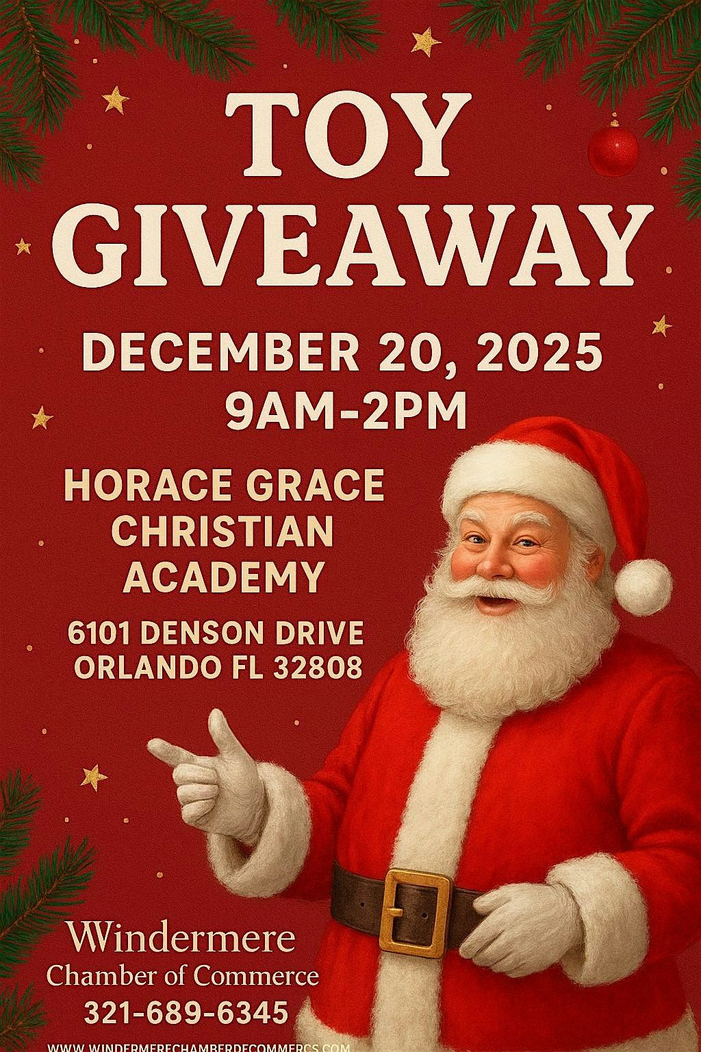 Toy Giveaway - Windermere Chamber of Commerce, 20 December | Event in Orlando | AllEvents