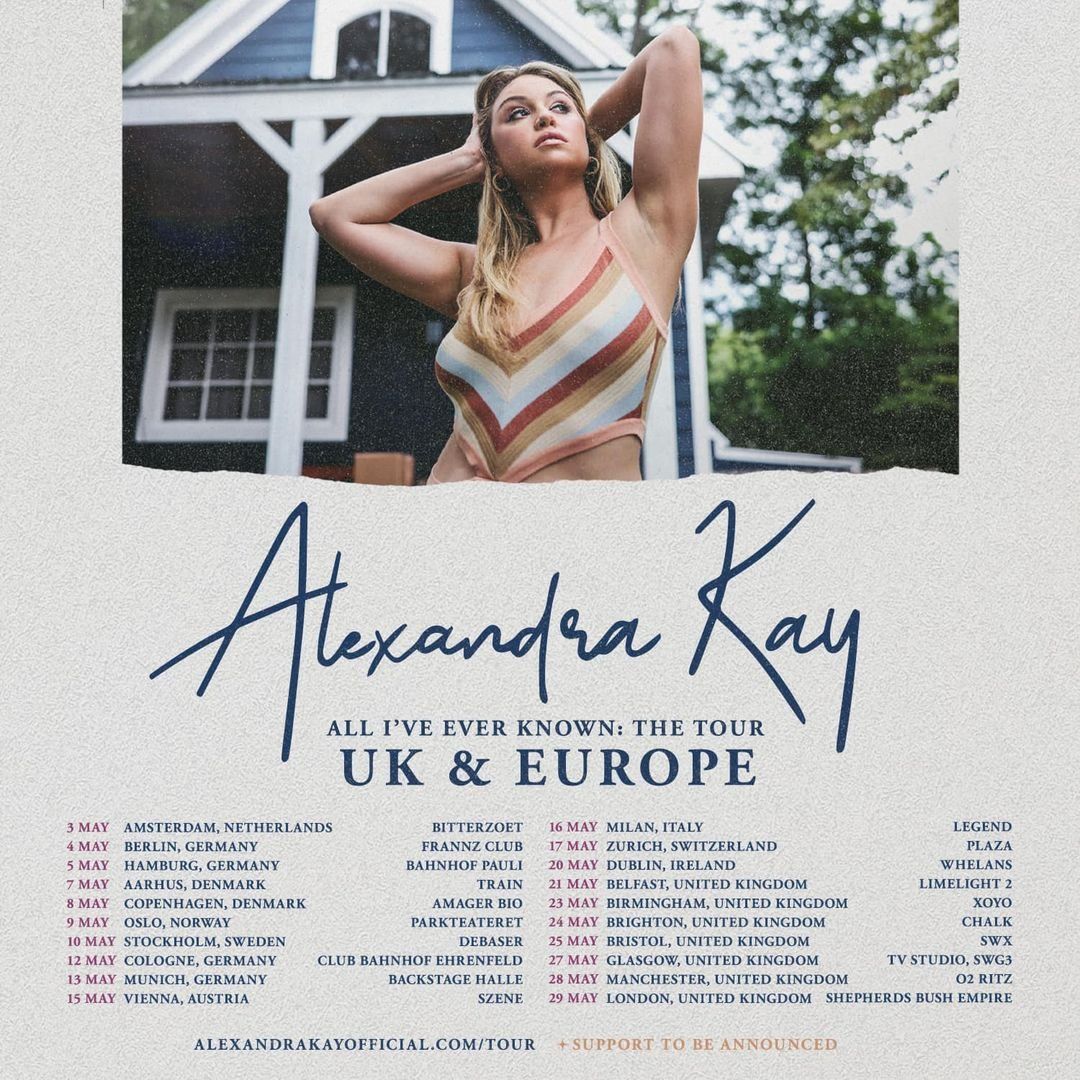 Alexandra Kay Glasgow Tickets, 27 May | Event in Glasgow | AllEvents