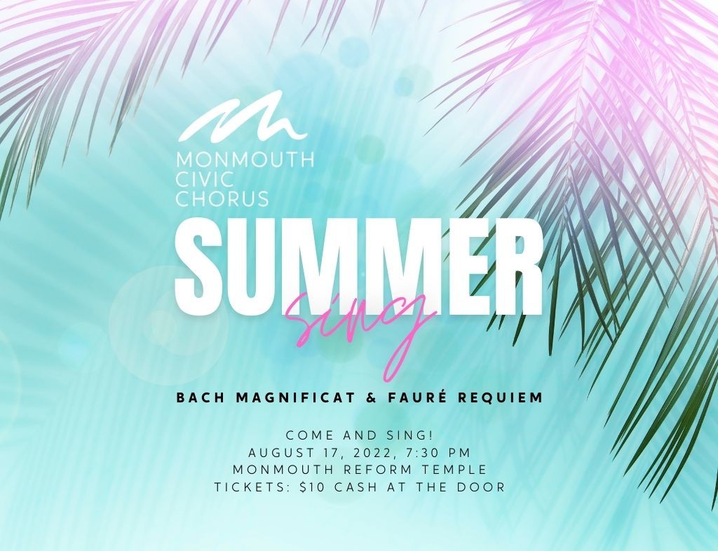 Monmouth Civic Chorus at Hackensack Meridian Health Theatre at the Count Basie Center, 21 December | AllEvents