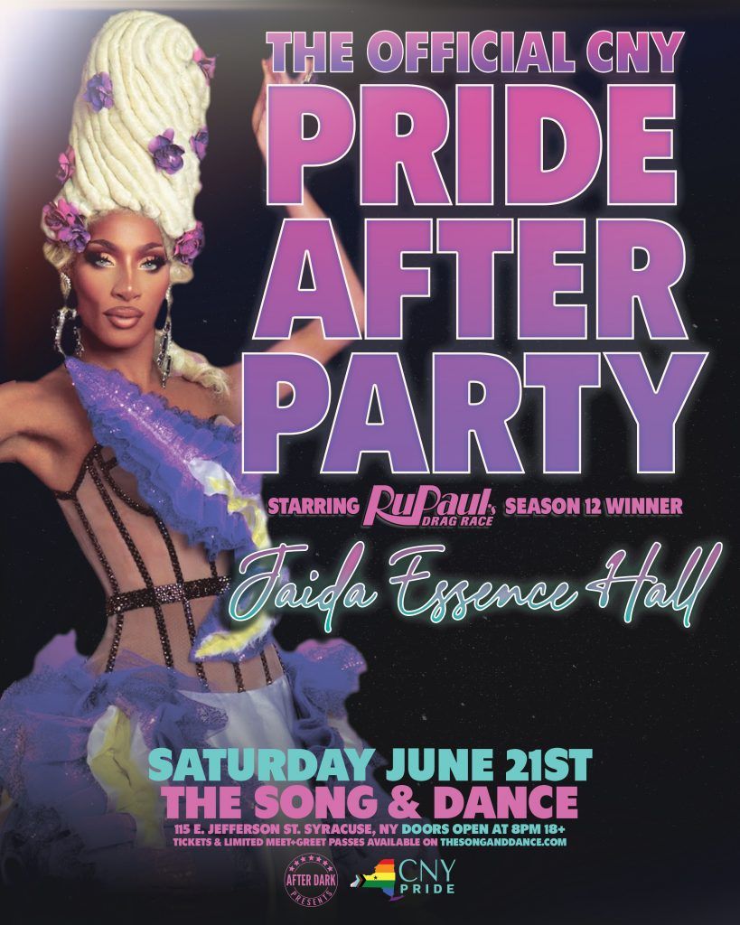 The Official Pride After Party: Jaida Essence Hall, 20 June | Event in Syracuse | AllEvents