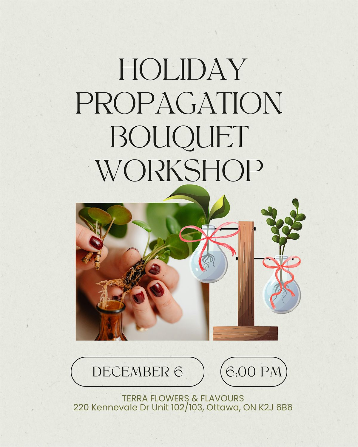 Houseplant Propagation Workshop, 6 December | Event in Ottawa | AllEvents
