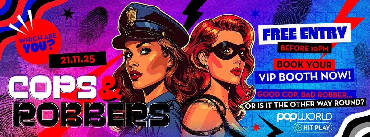 🚨 Cops &amp; Robbers, 21 November | Event in Milton Keynes | AllEvents