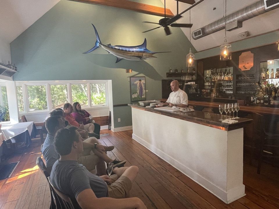 Cooking Demo at Alexanders Southern New Years Day, Alexander's