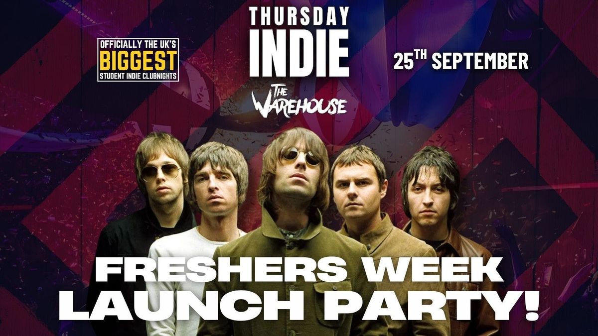 THURSDAY INDIE at Warehouse - FRESHERS WEEK LAUNCH - 25th September, 25 September | Event in Preston | AllEvents