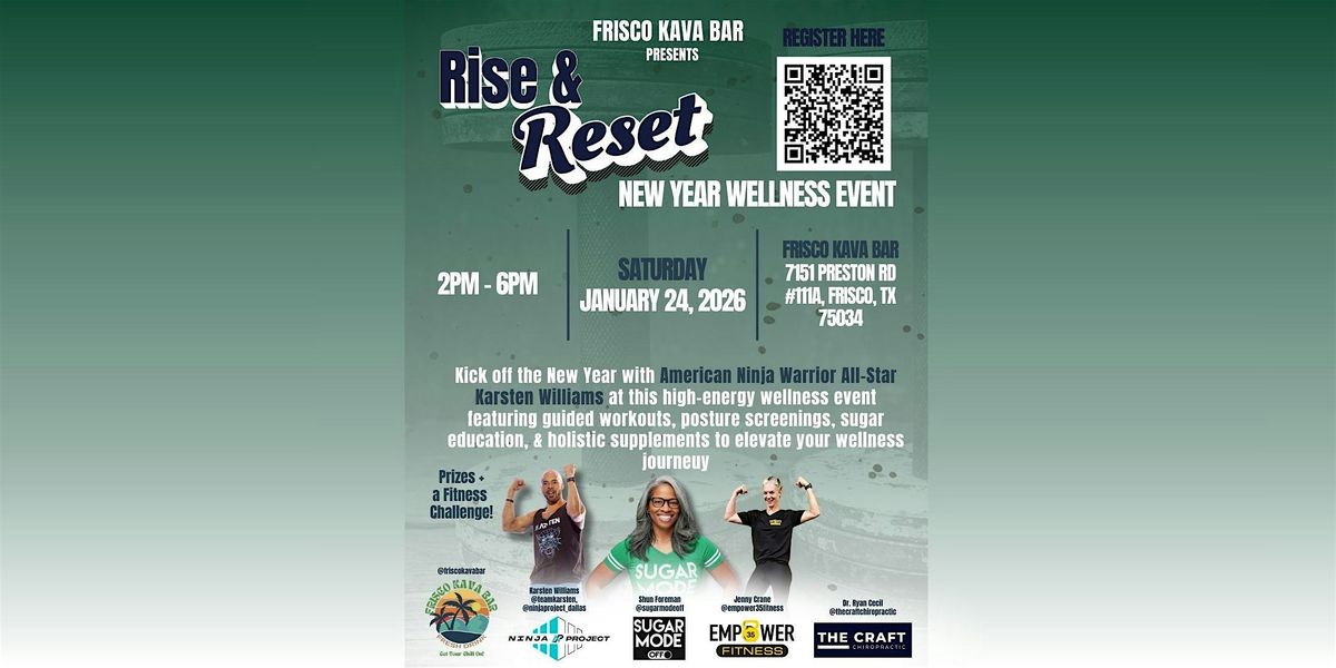 Rise & Reset: New Year Wellness Event, 24 January | Event in Frisco | AllEvents
