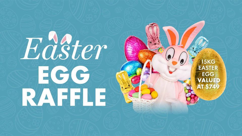 Easter Raffle Rabbit $4,000 EASTER EGG RAFFLE + EASTER BUNNY VISIT, St. George Leagues Club ...