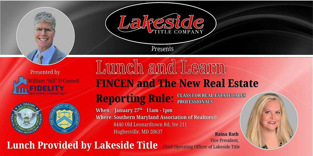 *NEW DATE* Lunch and Learn: FINCEN and The New Real Estate Reporting Rule