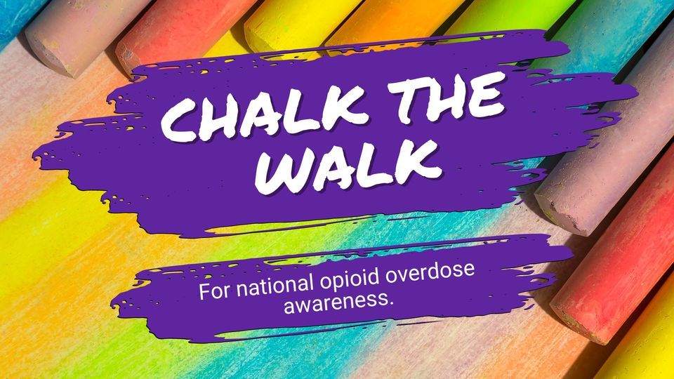 Chalk the Walk for Overdose Awareness, Ely Square in Elyria, August 19