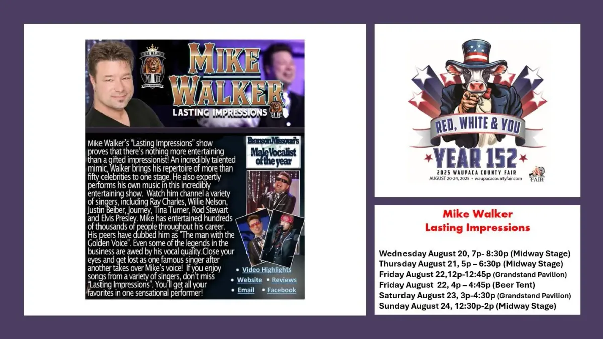 Mike Walker's Lasting Impressions, 9 December | Event in Branson | AllEvents