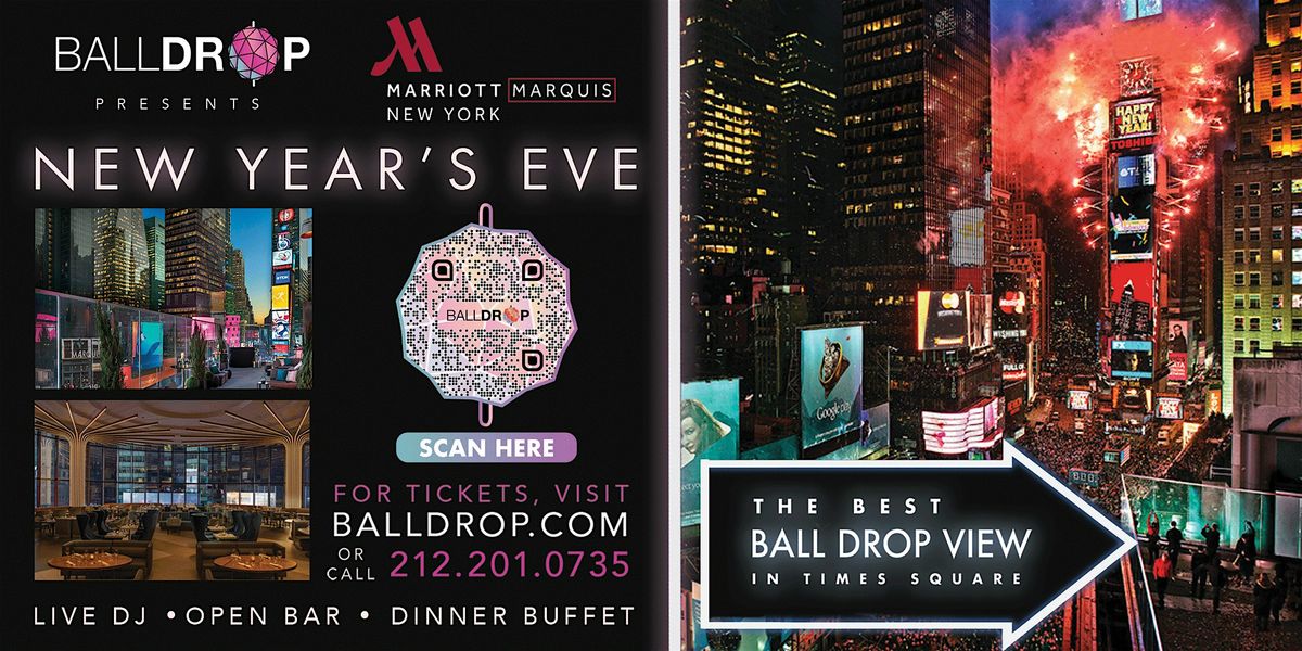 BallDrop.com Presents Marriott Marquis Times Square Terrace New Year's Eve, 31 December | Event in New York