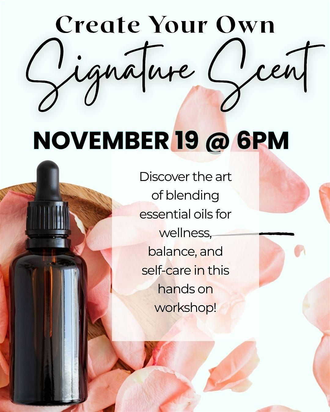 Create Your Signature Scent-, 19 November | Event in Scottsdale | AllEvents
