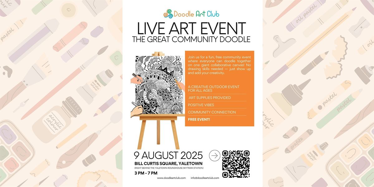Live Art Event: The Great Community Doodle, 9 August | Event in Vancouver | AllEvents