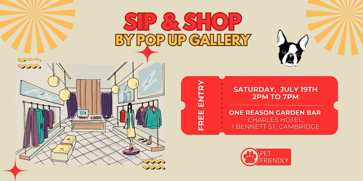 Sip & Shop in Cambridge - Makers Market by Pop Up Gallery, 13 July | Event in Cambridge | AllEvents
