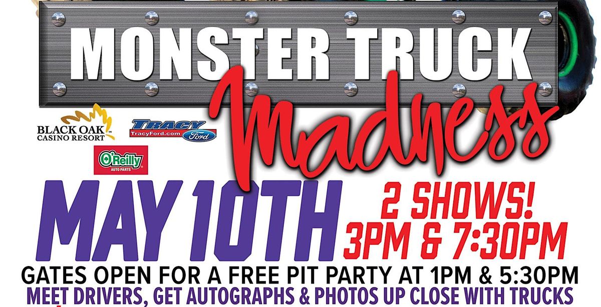 Monster Truck Madness - San Joaquin  County Fairgrounds  May 10th, 2025, 10 May | Event in Stockton | AllEvents