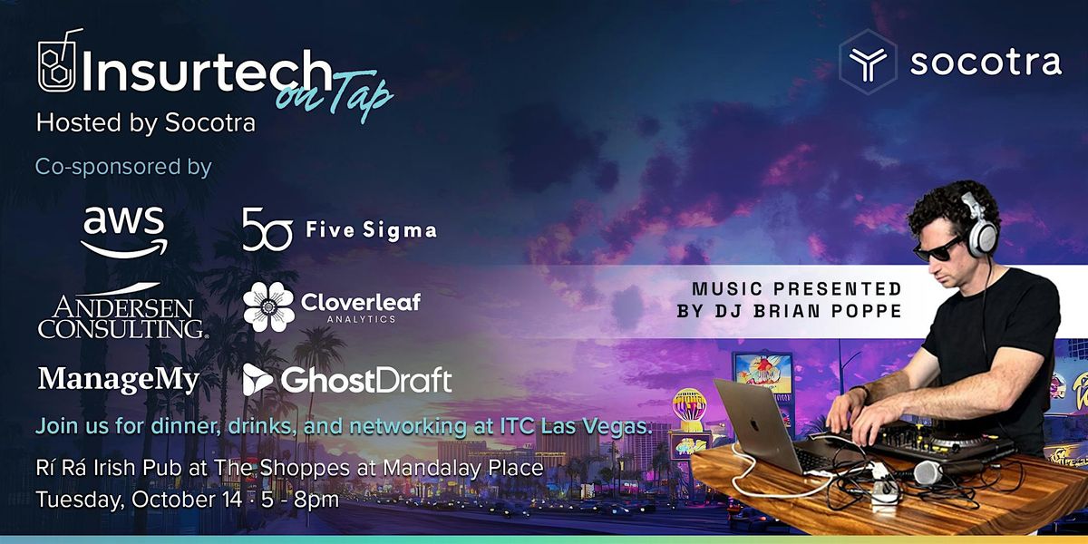 Insurtech on Tap ITC 2025, 14 October | Event in Las Vegas | AllEvents