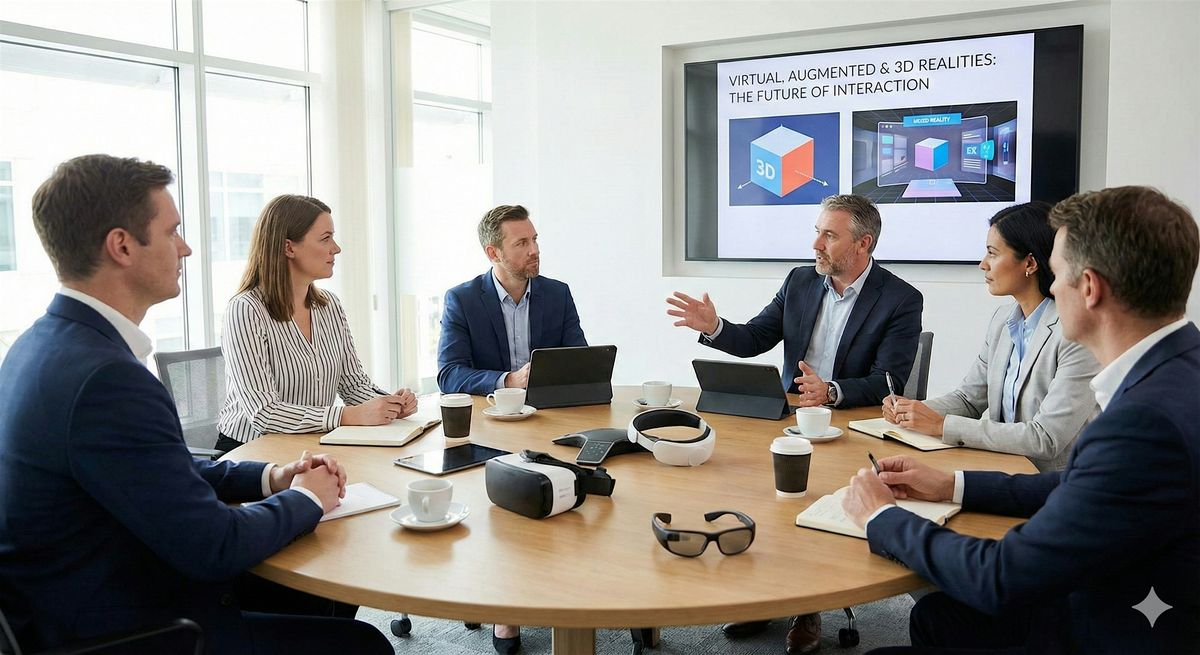 Gestalter/-in für immersive Medien. Ein runder Tisch für alle Interessenten