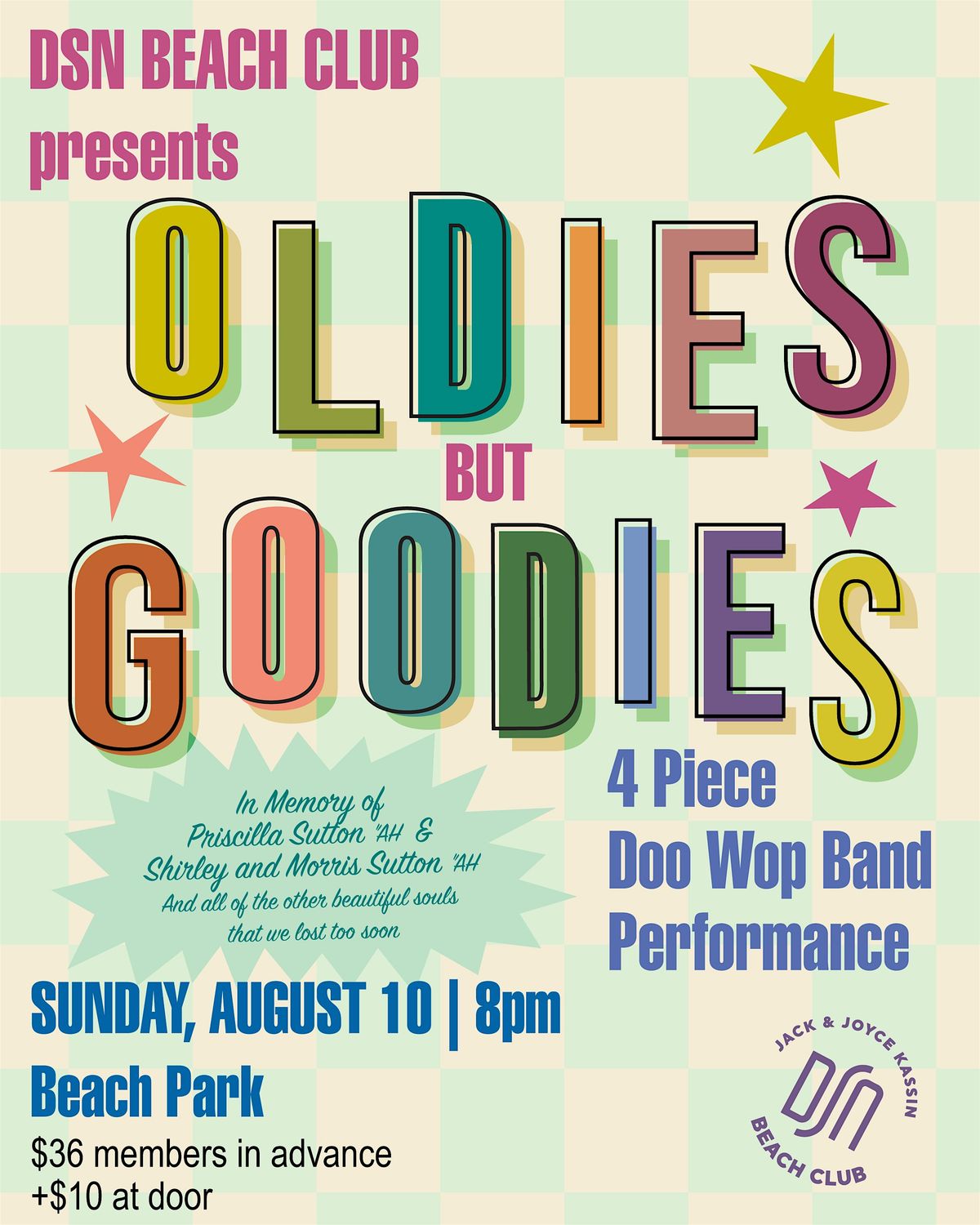Oldies But Goodies- 4 piece Doo Wop Band Performance, 10 August | Event in Deal | AllEvents