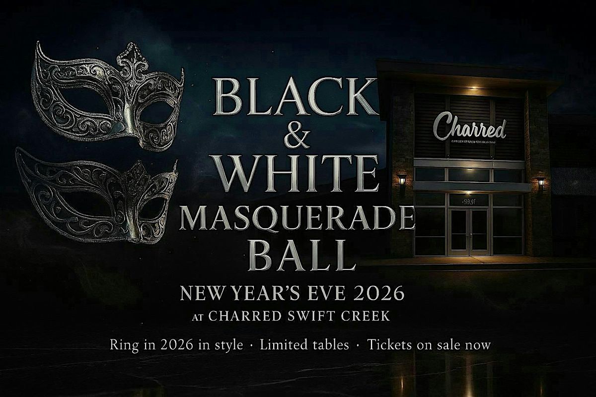 The Mikey Swafford Black & White New Years Masquerade Ball 2026, 31 December | Event in Midlothian | AllEvents