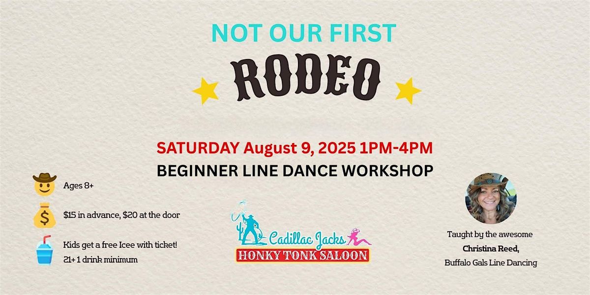 BEGINNER LINE DANCE WORKSHOP AGES 8 +, 9 August | Event in Sarasota | AllEvents