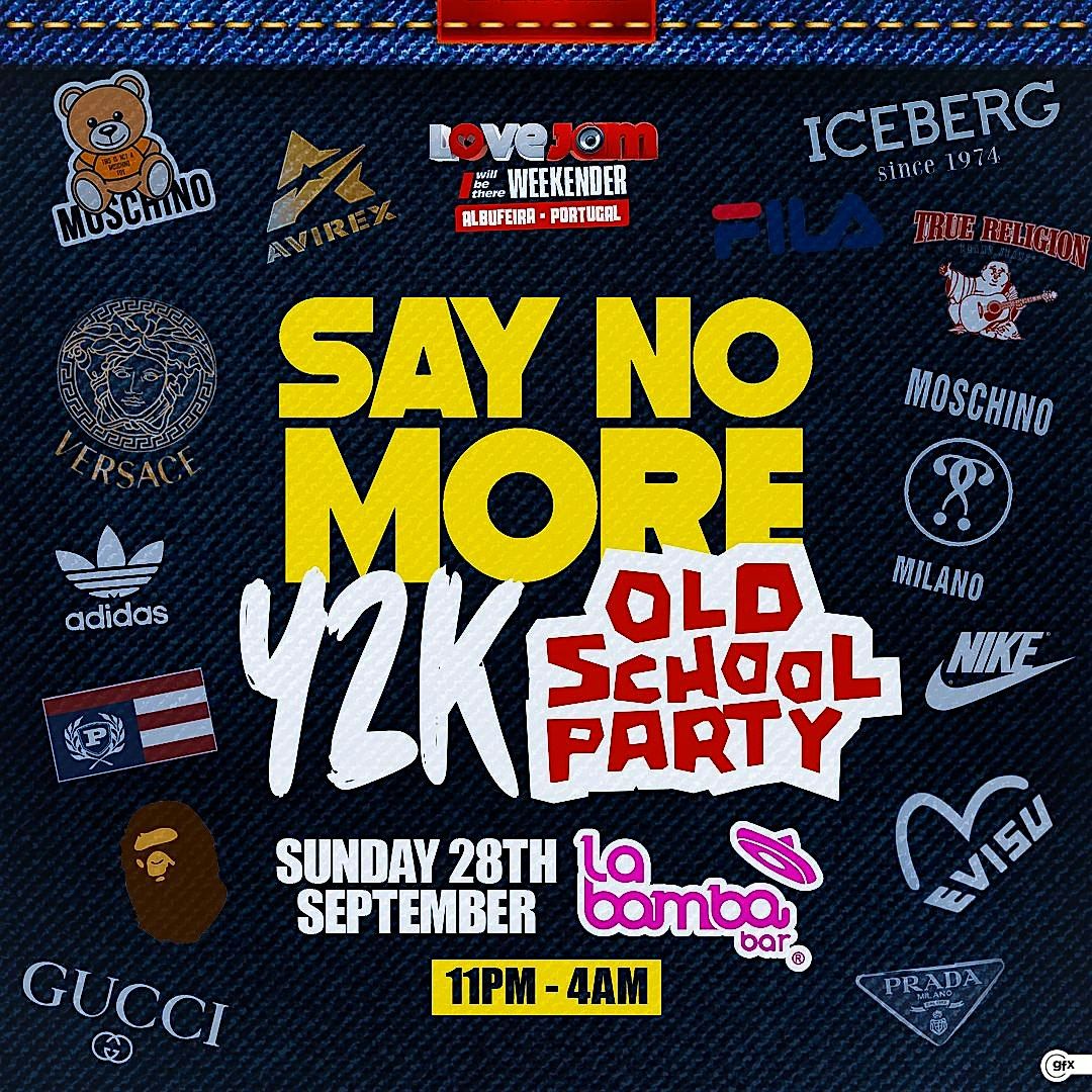 Y2K Old Skool Party - LOVEJAM - I Will Be There Weekender - Portugal 2025, 28 September | Event in Albufeira