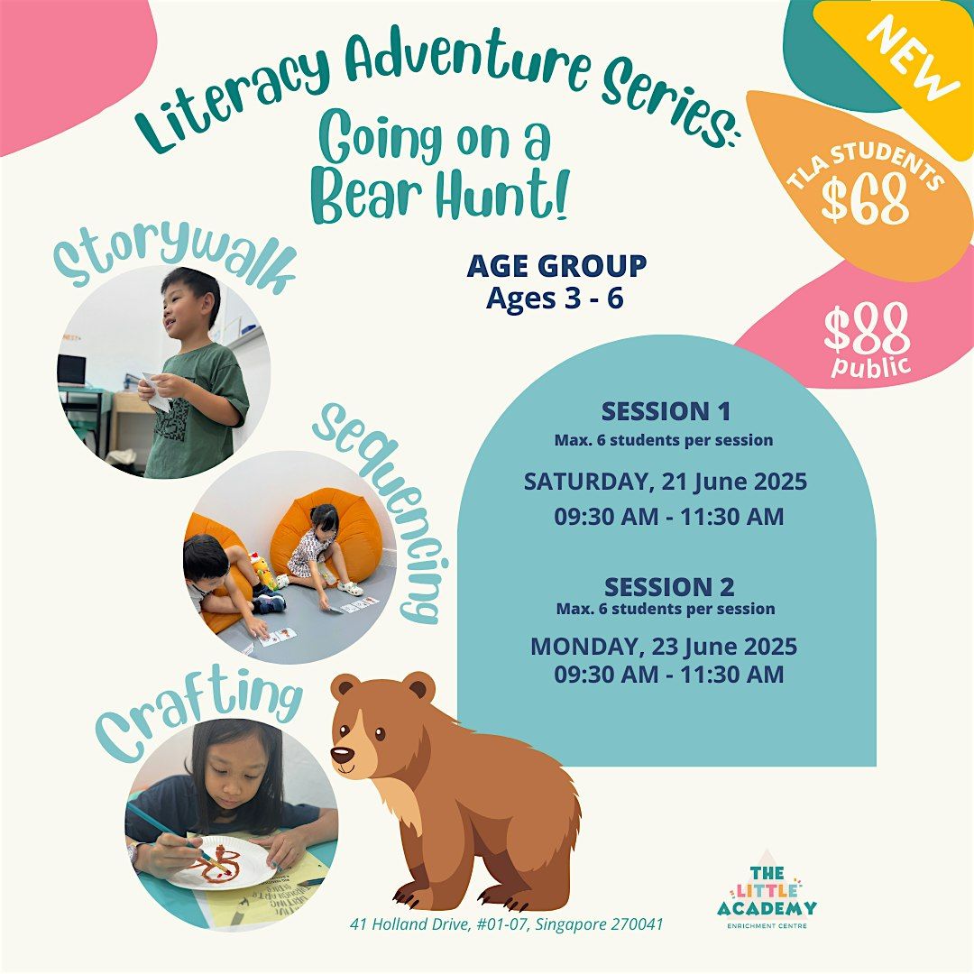 Literacy Adventure: Bear Hunt, 21 June | Event in Queenstown | AllEvents