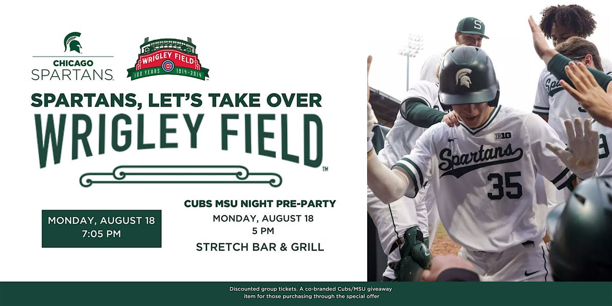 CUBS MSU NIGHT, 18 August | Event in Chicago | AllEvents