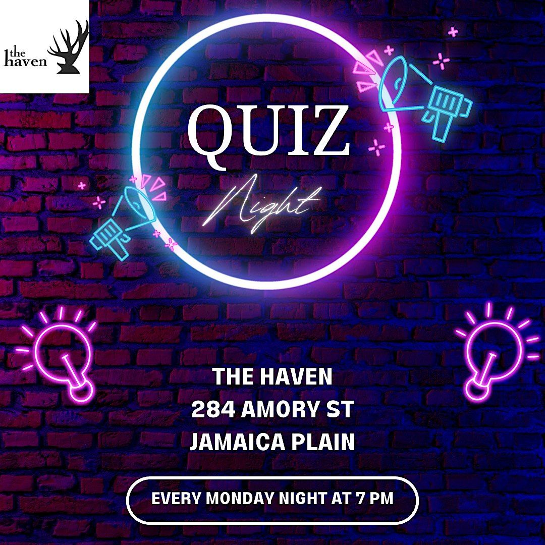 Quiz Night at The Haven | Event in Boston | AllEvents