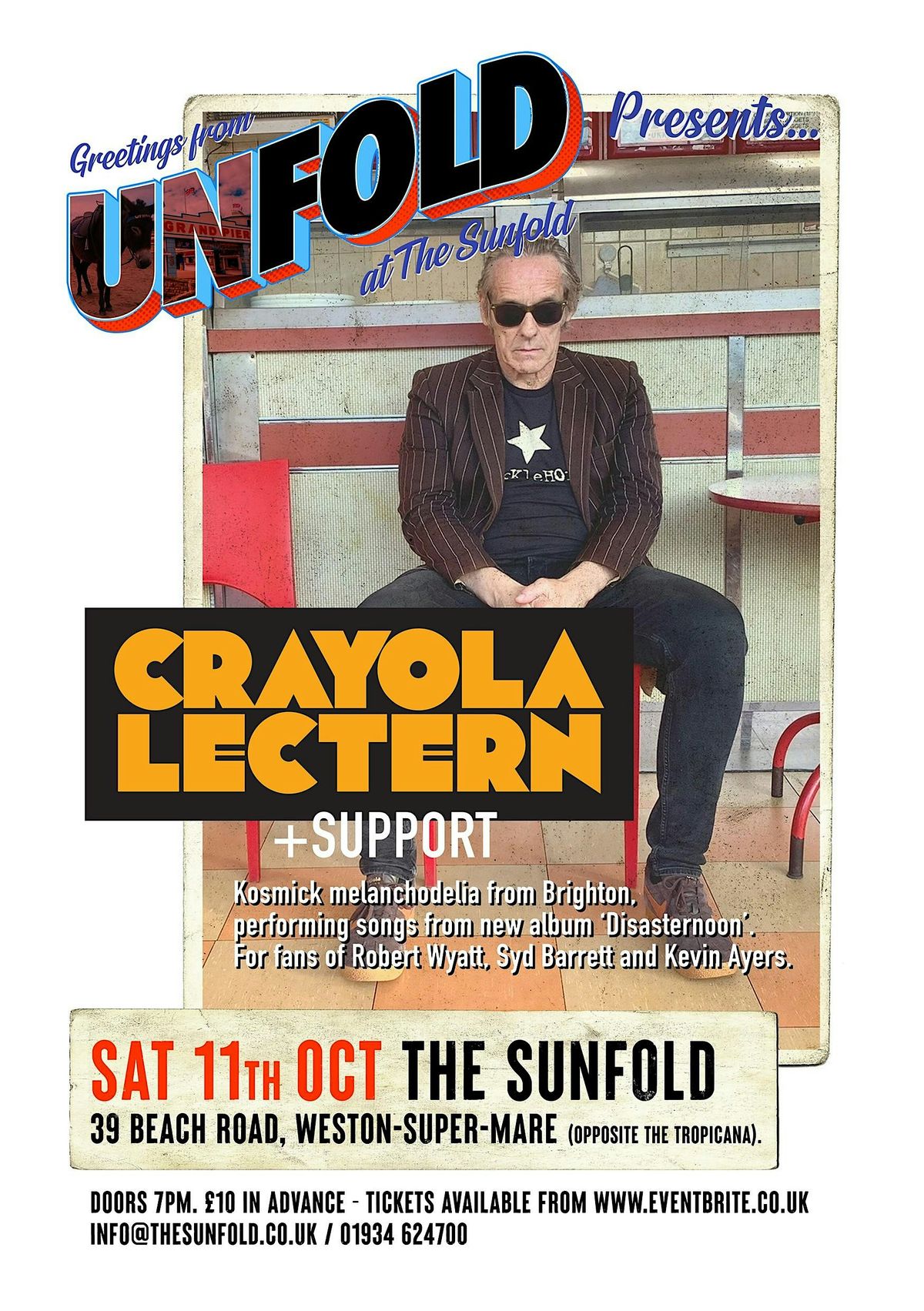 CRAYOLA LECTERN + THE GATHERING DOUBT @ The Sunfold, 11 October | Event in Woolavington | AllEvents