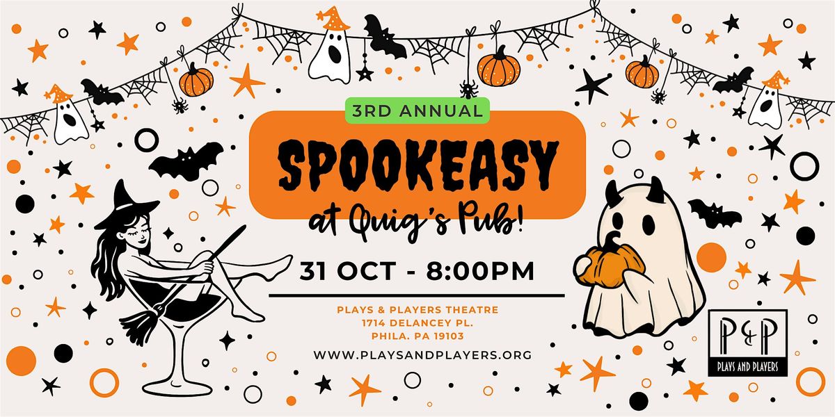 Spookeasy at Quig's Pub 2025!, 31 October | Event in Philadelphia | AllEvents