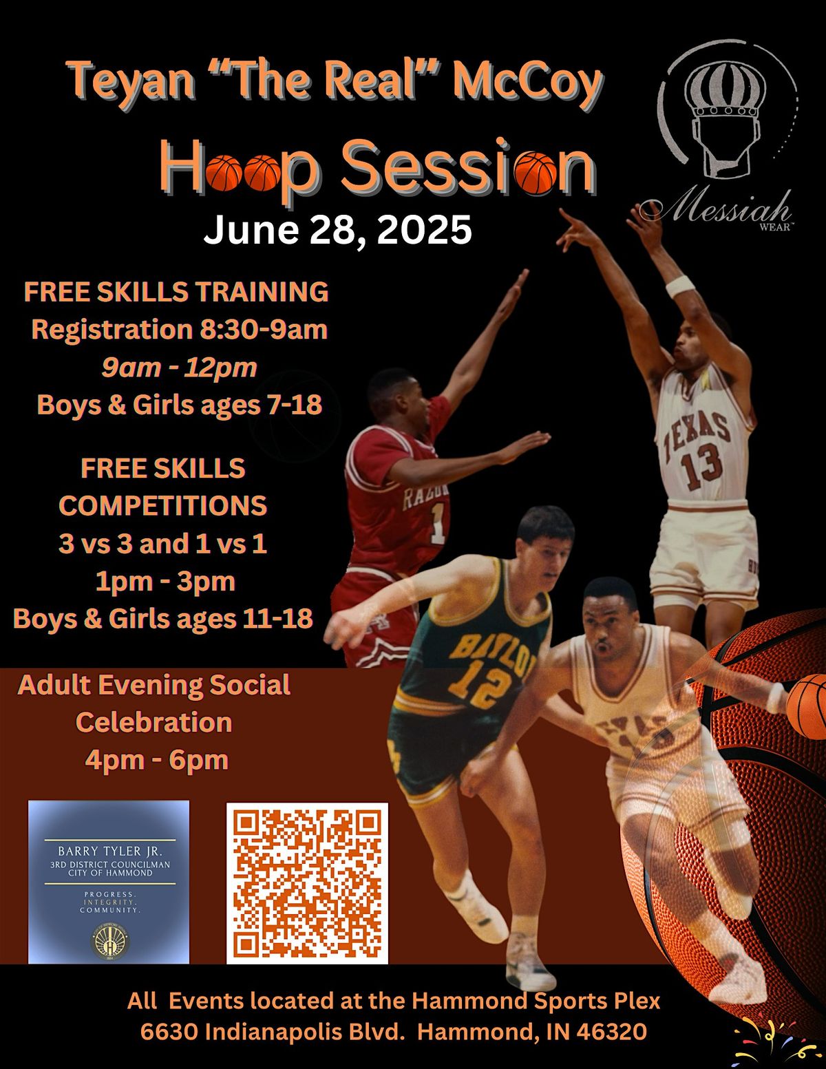 Teyan "The Real McCoy" Hoop Session III, 28 June | Event in Hammond | AllEvents
