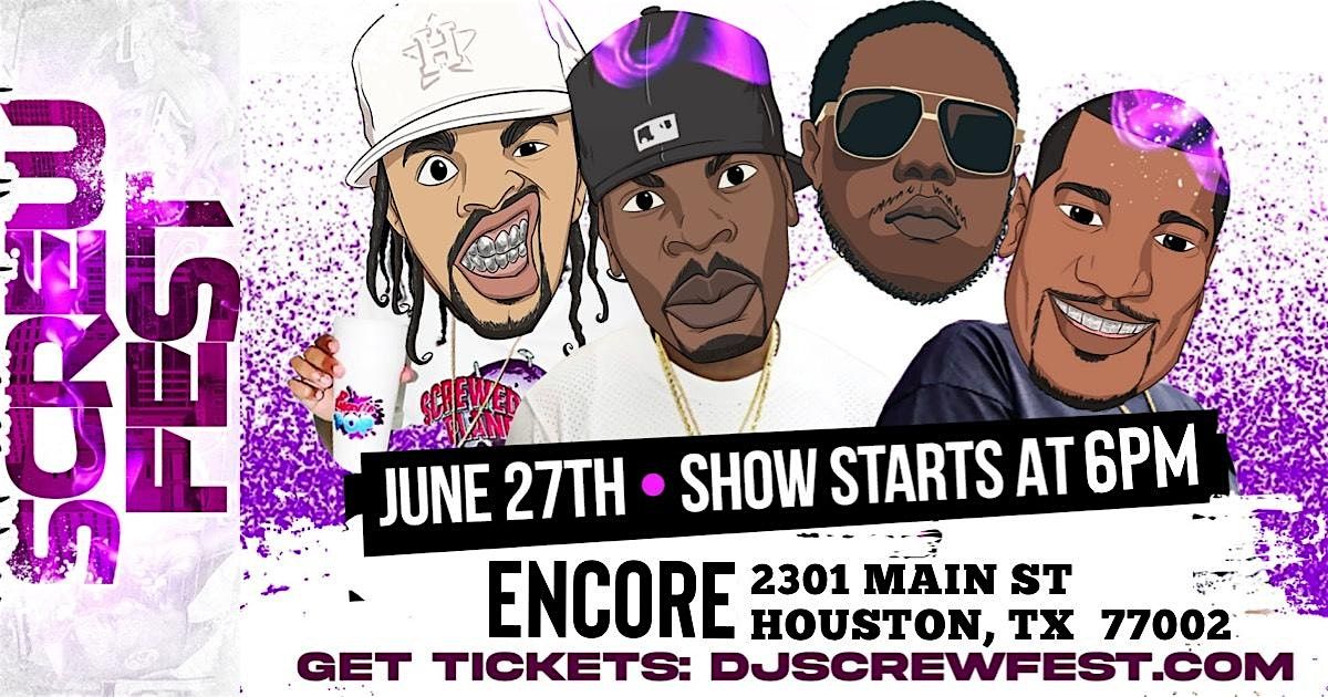 SCREWFEST 2025 - HOUSTON • FRI JUNE 27TH at THE ENCORE, 27 June | Event in Houston | AllEvents
