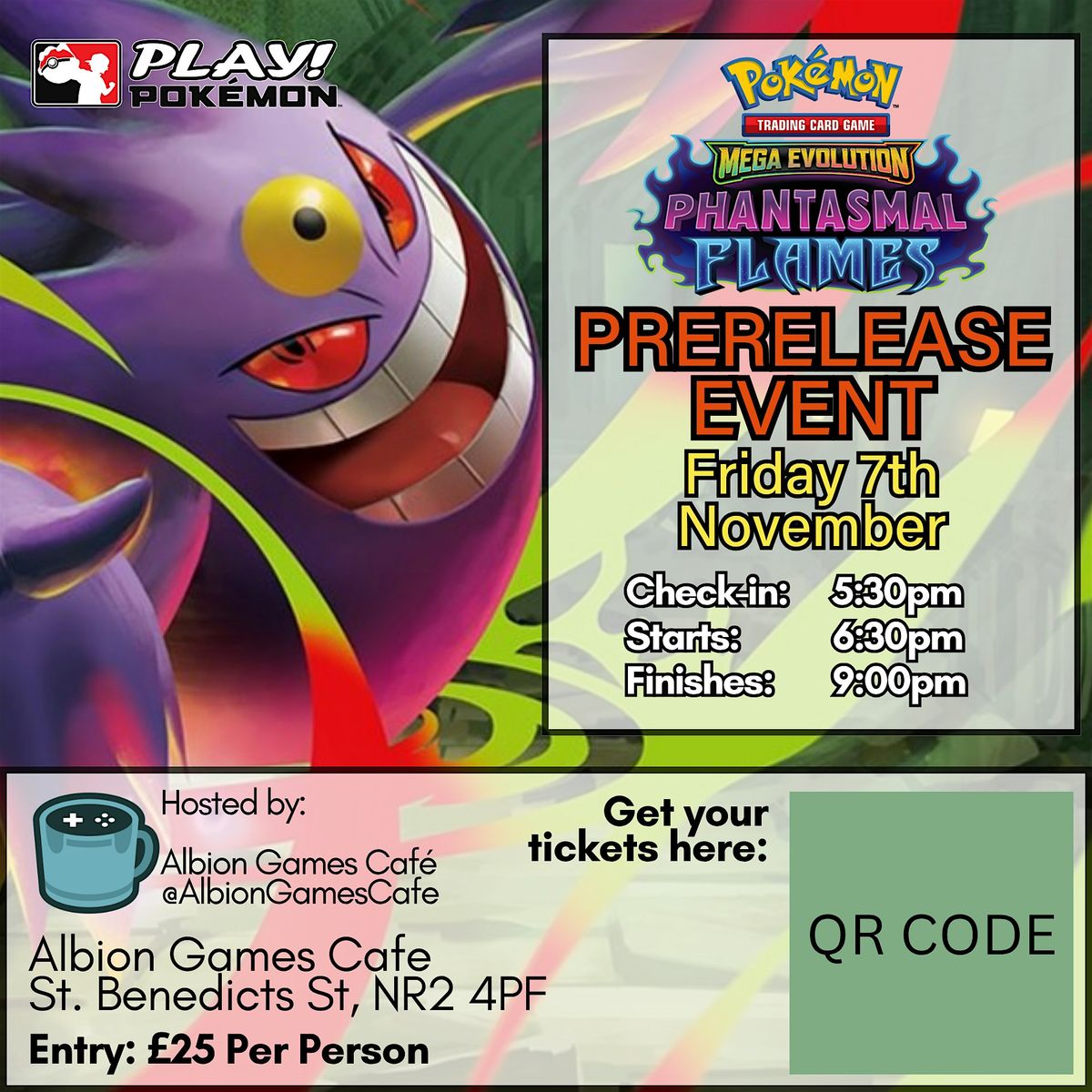 Pokémon Trading Card Game: Phantasmal Flames Pre-Release | Event in Norwich | AllEvents