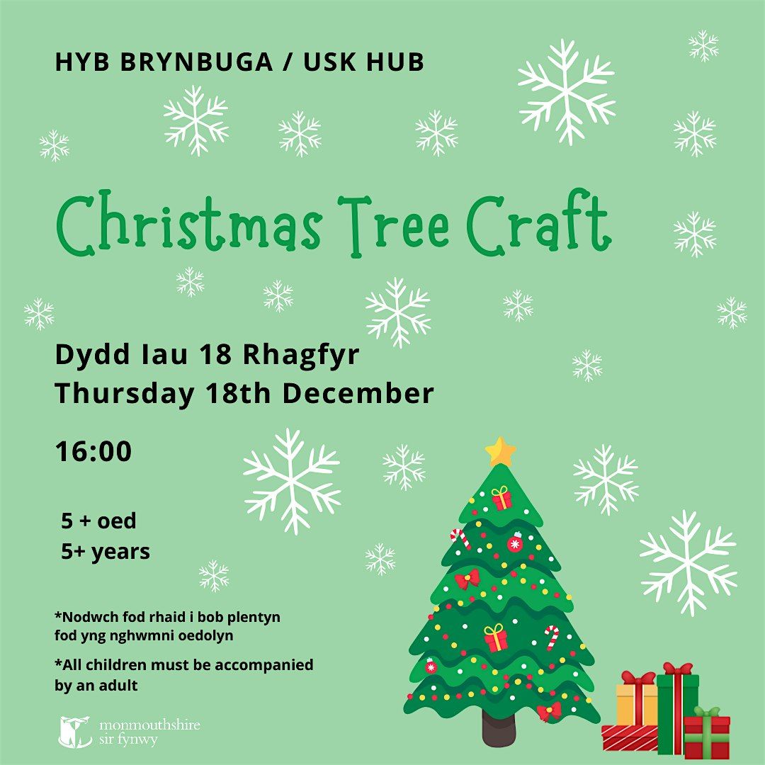 Christmas Tree Craft, 18 December | Event in Usk | AllEvents