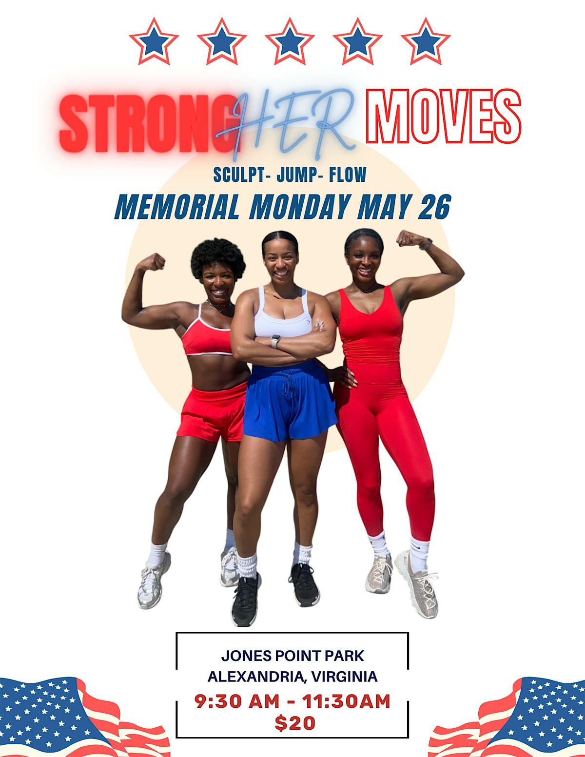 Celebrate Memorial Day With StrongHER Moves, 26 May | Event in Alexandria | AllEvents