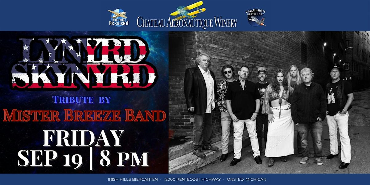 Lynyrd Skynyrd Tribute by Mister Breeze Band, 21 February | Event in Onsted | AllEvents
