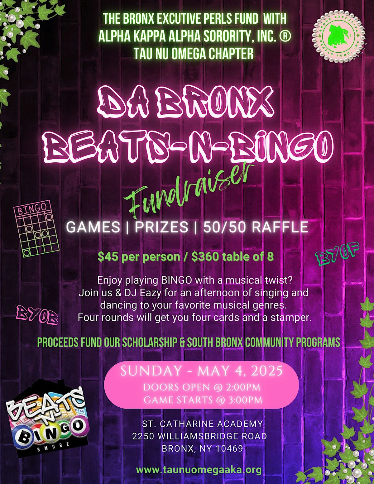Da Bronx Beats- N- Bingo, 4 May | Event in The Bronx | AllEvents