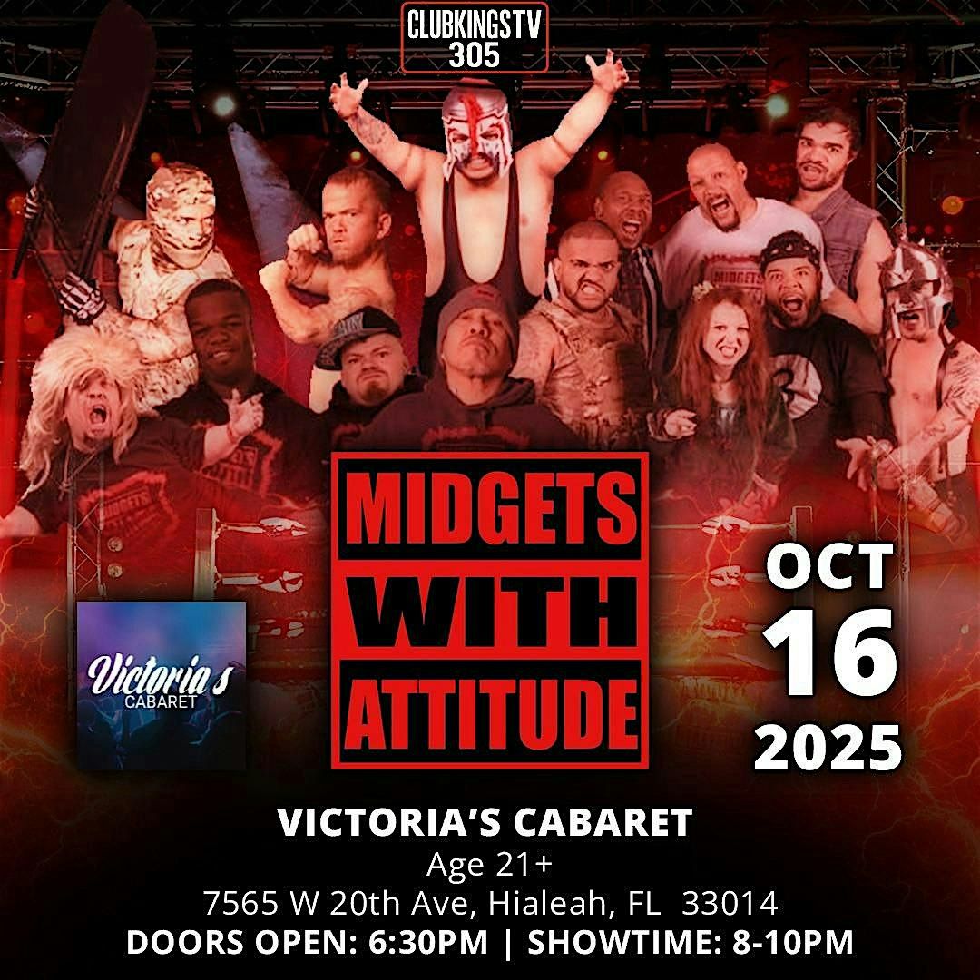 Midgets With Attitude LIVE in Hialeah – ClubKingsTV305’s First Event, 16 October | Event in Hialeah | AllEvents