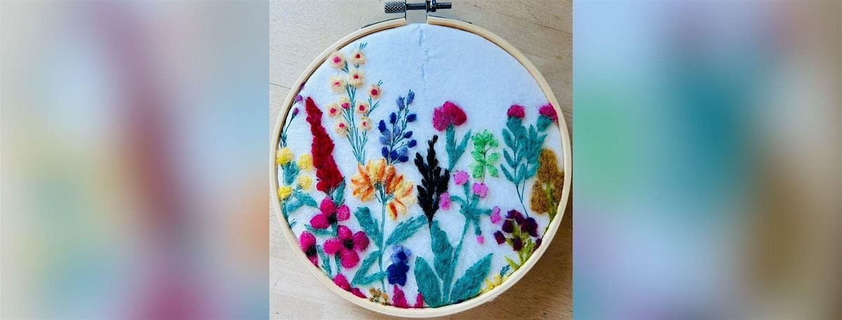 Introduction to Flat Lay Needlefelting - Wildflower Picture, 5 October | Event in Durham | AllEvents