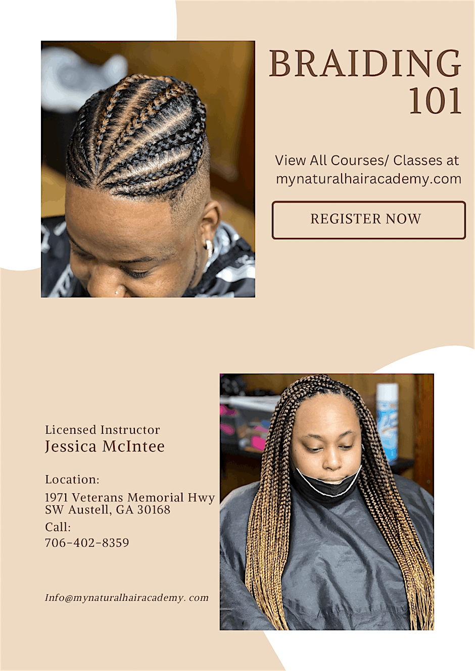Braiding 101 (Beginner Friendly) (Taught By Licensed Instructor) | Event in Austell | AllEvents