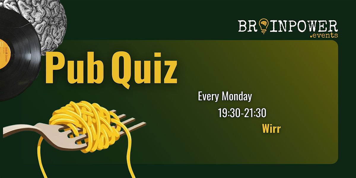 Pub Quiz [Wirr /1070 Wien] | Event in Wien | AllEvents