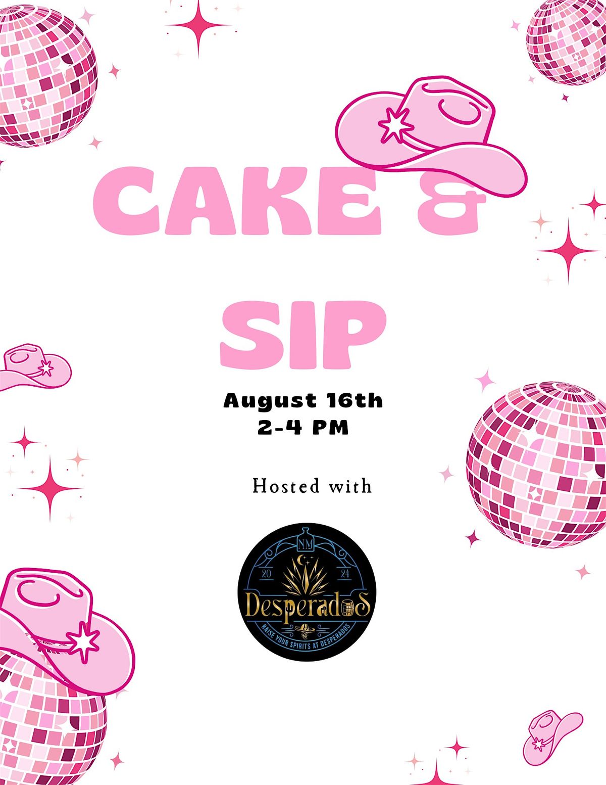 Cake & Sip, 16 August | Event in Albuquerque | AllEvents