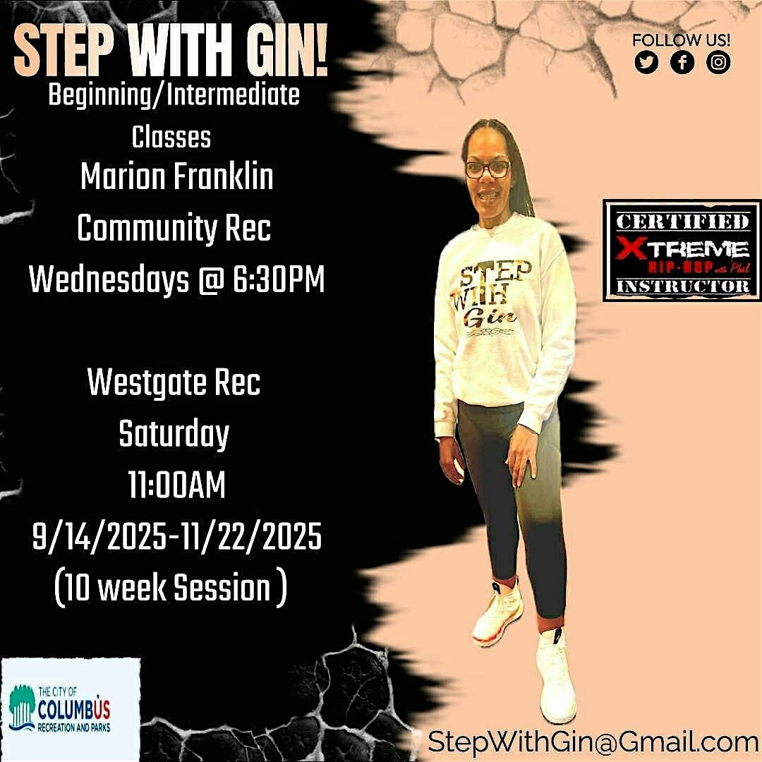 Xtreme Hip Hop Step with Gin, 20 September | Event in Columbus | AllEvents