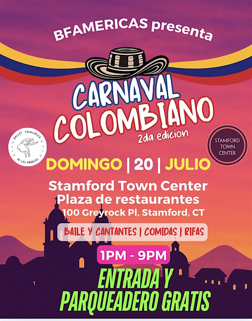 Colombia  carnaval de independencia, 20 July | Event in Stamford | AllEvents