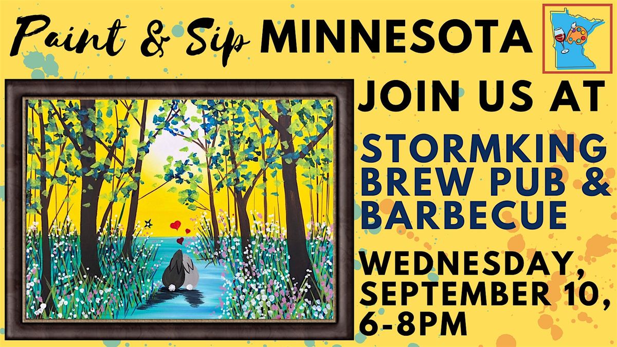 September 10 Paint & Sip at StormKing Brewpub & Barbecue, 10 September | Event in Minneapolis | AllEvents