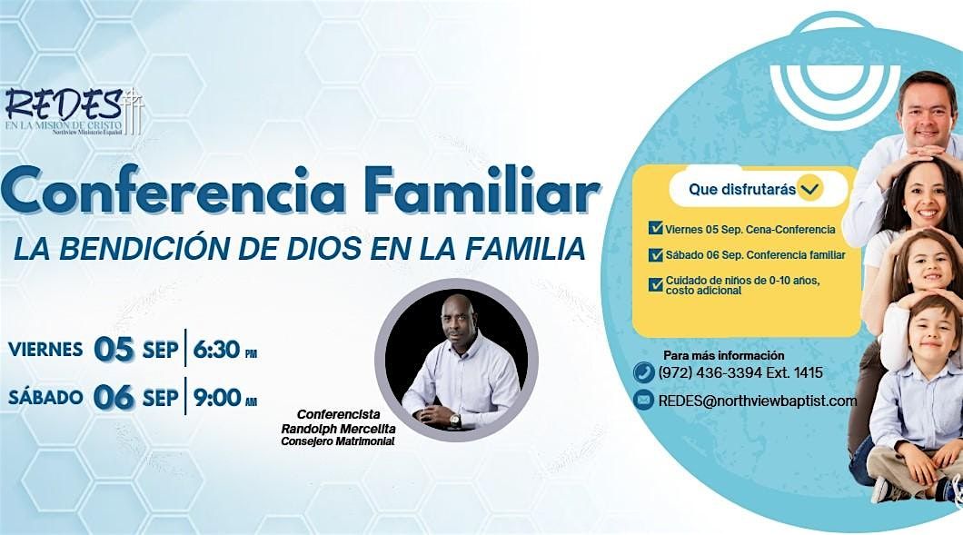REDES- CONFERENCIA FAMILIAR, 5 September | Event in Lewisville | AllEvents